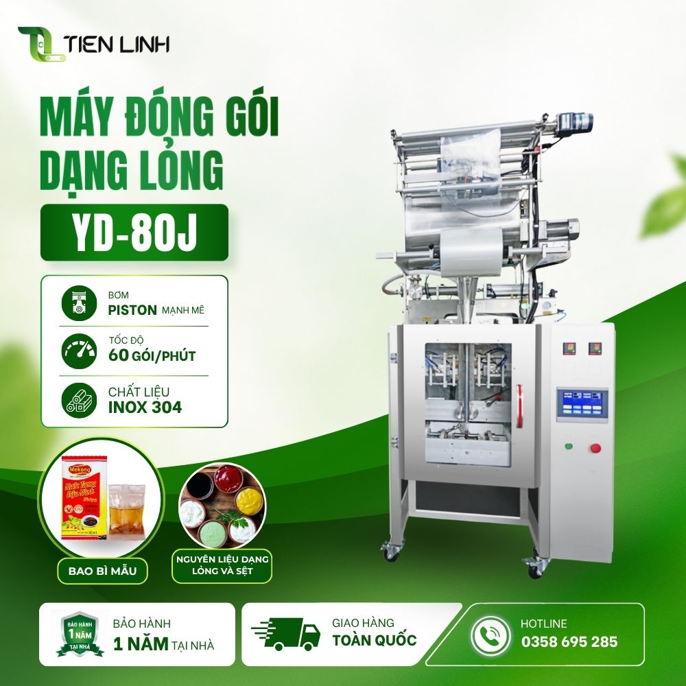 Máy đóng gói dạng lỏng túi cuộn màng YD-80J